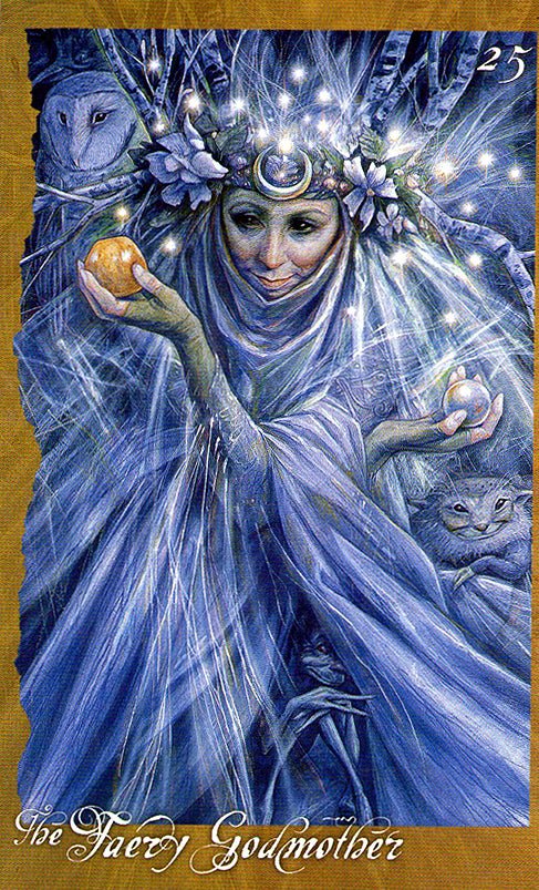 The Faerie's Oracle card exploring the deck's contemplative imagery — Eternal Spirit