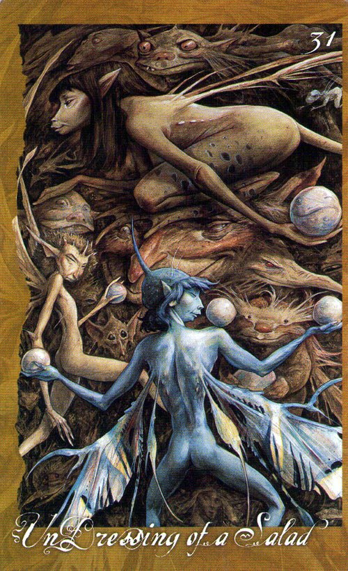 The Faerie's Oracle card displaying the deck's hand-painted illustrations — Eternal Spirit