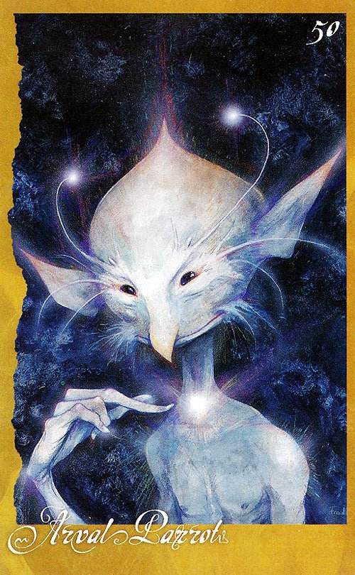 The Faerie's Oracle card offering a glimpse of the deck's sacred imagery — Eternal Spirit