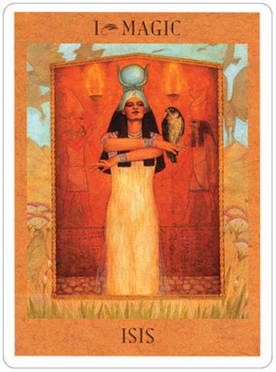 The Goddess Tarot card revealing the deck's deeply layered symbolism — Eternal Spirit