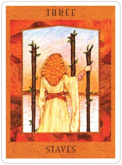 The Goddess Tarot card sharing the deck's luminous illustration style — Eternal Spirit