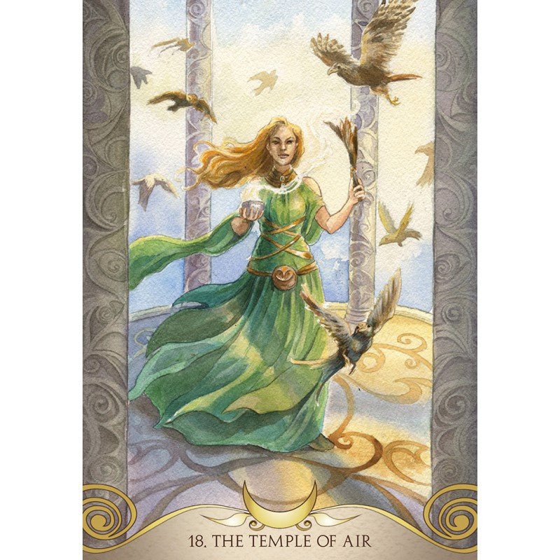 The Goddess Temple deck, Dragon and dark mystical cards with ornate Gothic imagery — Eternal Spirit