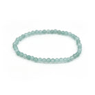 polished Aventurine (Green) 4mm round bead bracelet on white background — Eternal Spirit