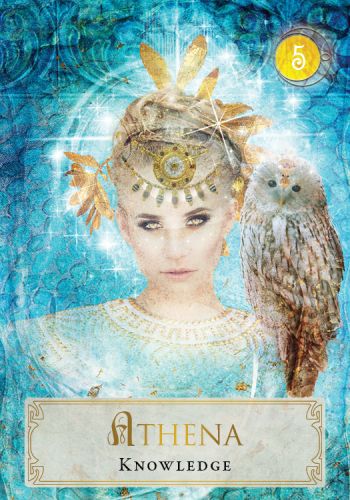 Goddess Power Oracle card unveiling the deck's spiritual symbolism — Eternal Spirit