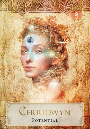 Goddess Power Oracle card illuminating the deck's rich colour palette — Eternal Spirit