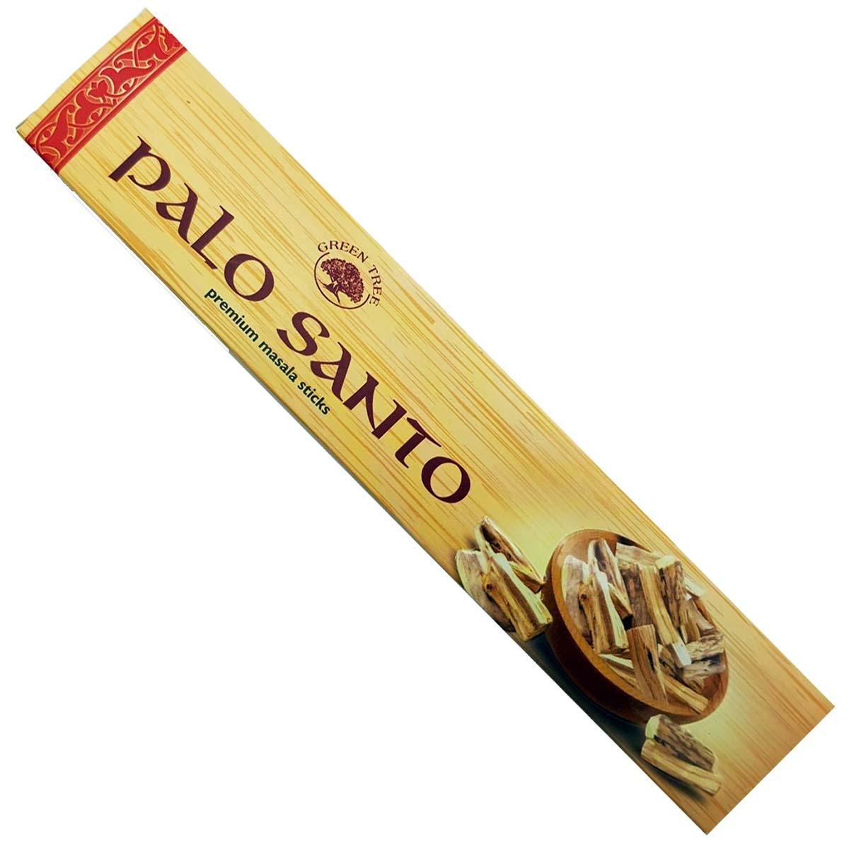 incense sticks - green tree "palo santo", aromatic herbal bundle on white background — Eternal Spirit