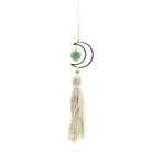 crystalline Clear Quartz hanging crystal heart tassel — Eternal Spirit