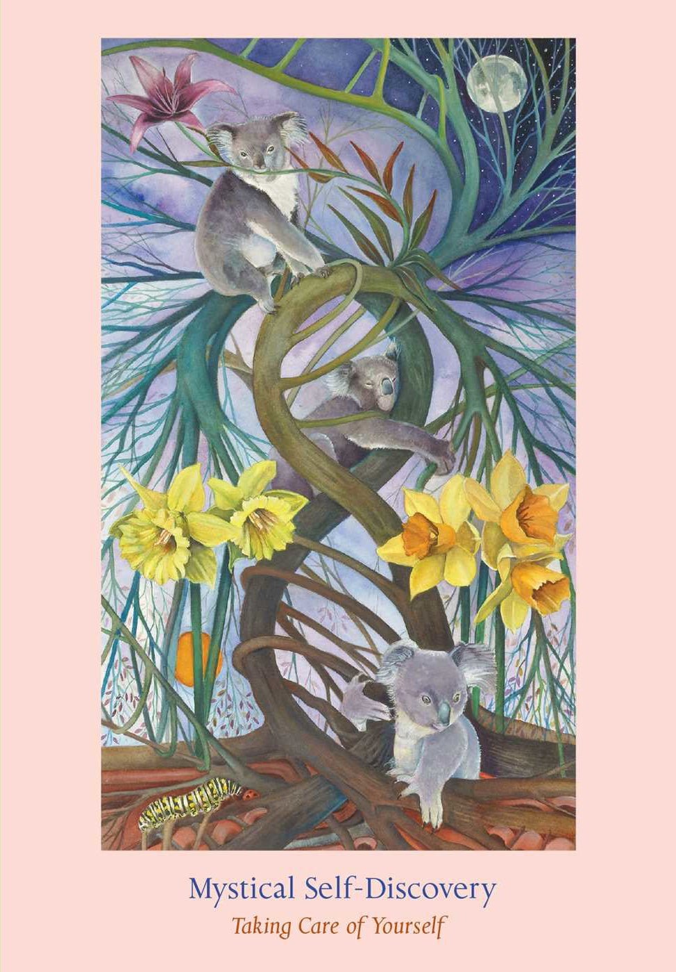 The Heart Path Oracle card displaying the deck's hand-painted illustrations — Eternal Spirit