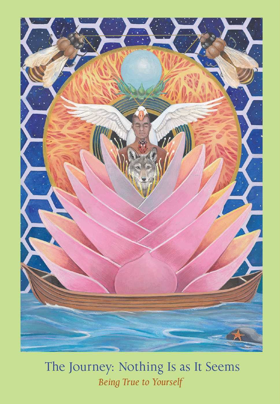 The Heart Path Oracle card highlighting the deck's symbolic art — Eternal Spirit