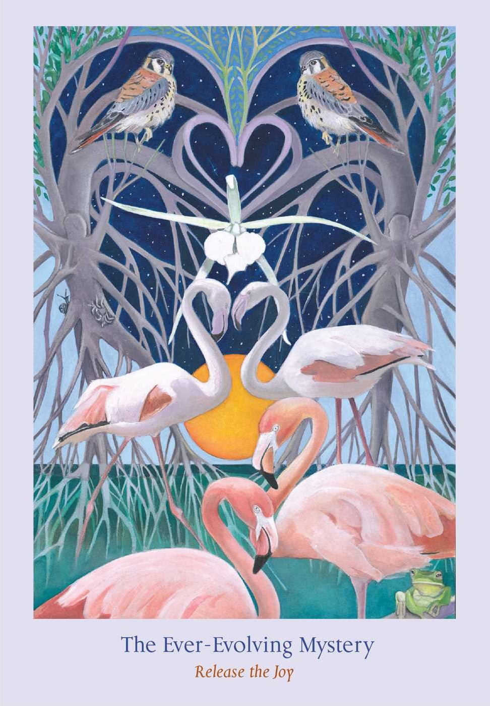 The Heart Path Oracle card capturing the deck's intuitive artistry — Eternal Spirit