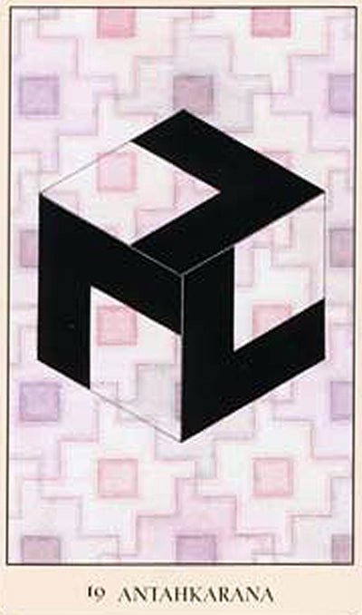Sacred Geometry Oracle card capturing the deck's intuitive artistry — Eternal Spirit