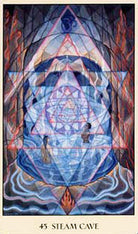 Sacred Geometry Oracle card exploring the deck's contemplative imagery — Eternal Spirit