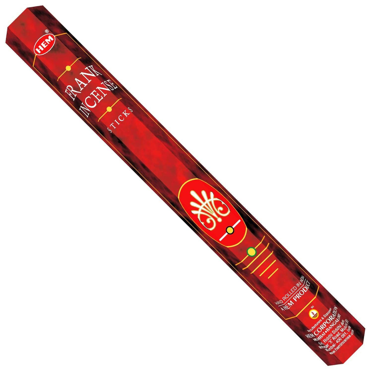 incense sticks - hem ( incienso ) "frankincense", artisan packaging on white background — Eternal Spirit