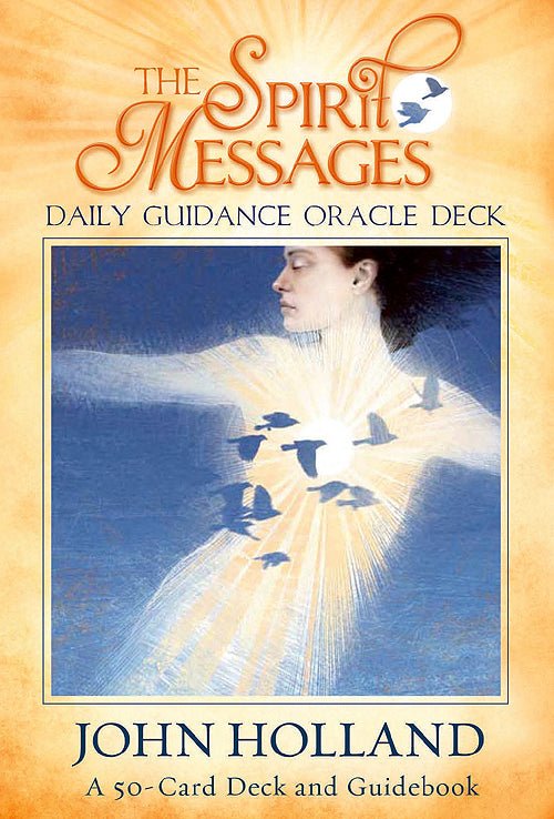 The Spirit Messages Daily Guidance Oracle Deck with ethereal portrait — Eternal Spirit