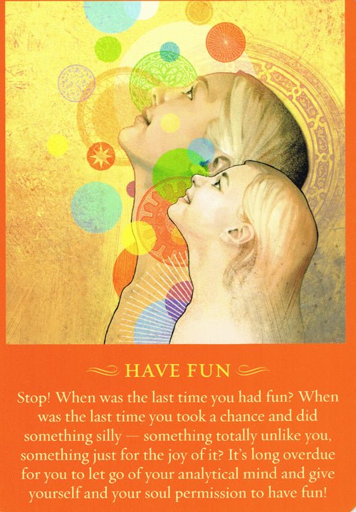 The Spirit Messages Oracle card featuring the deck's enchanting card art — Eternal Spirit