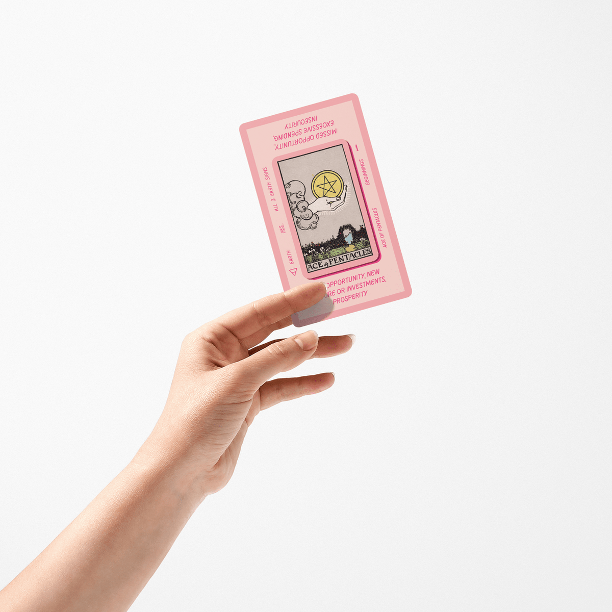 Solis Divinity Tarot (Pink Edition) card revealing the deck's deeply layered symbolism — Eternal Spirit