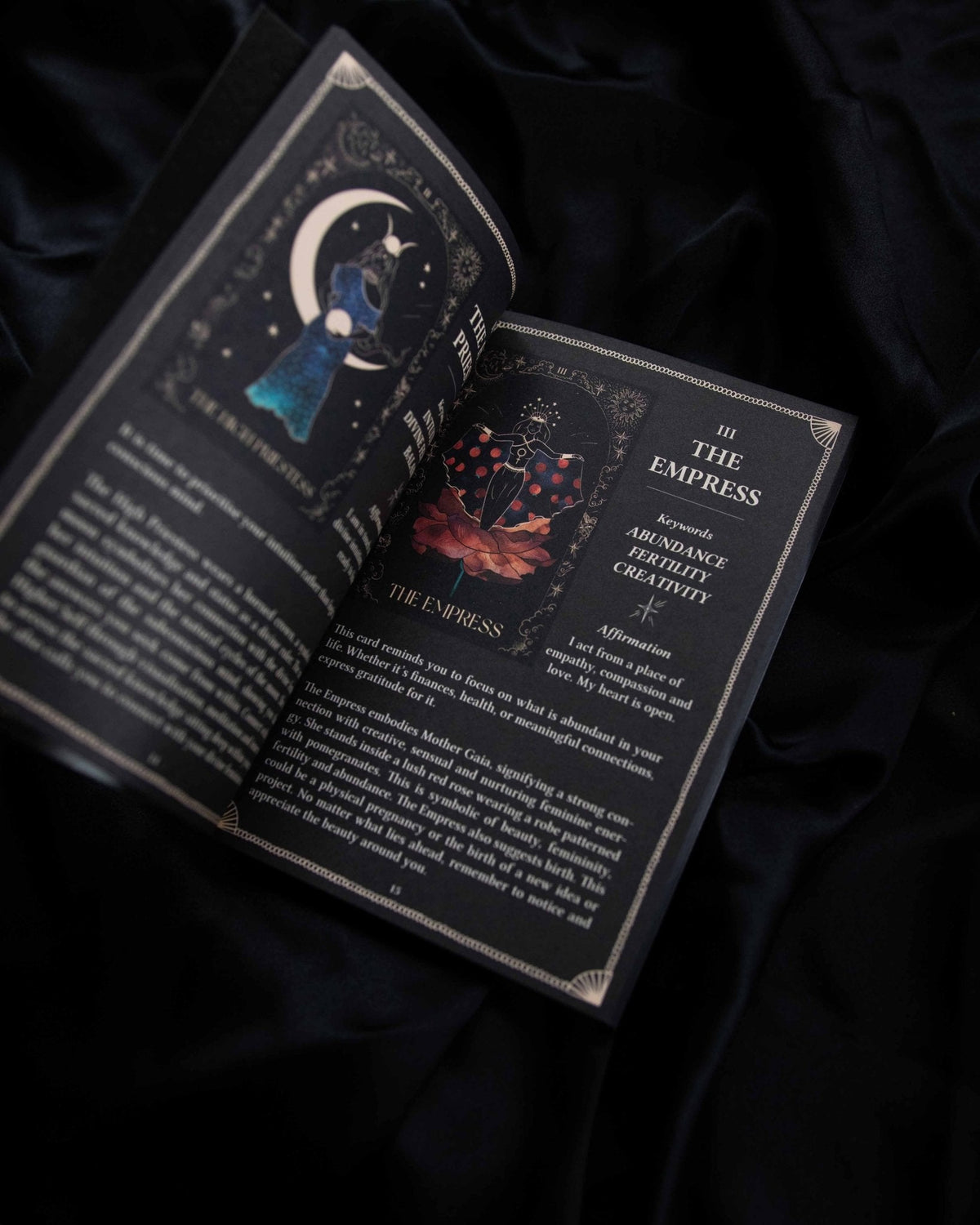 Dreamy Moons Tarot card exhibiting the deck's transformative card art — Eternal Spirit