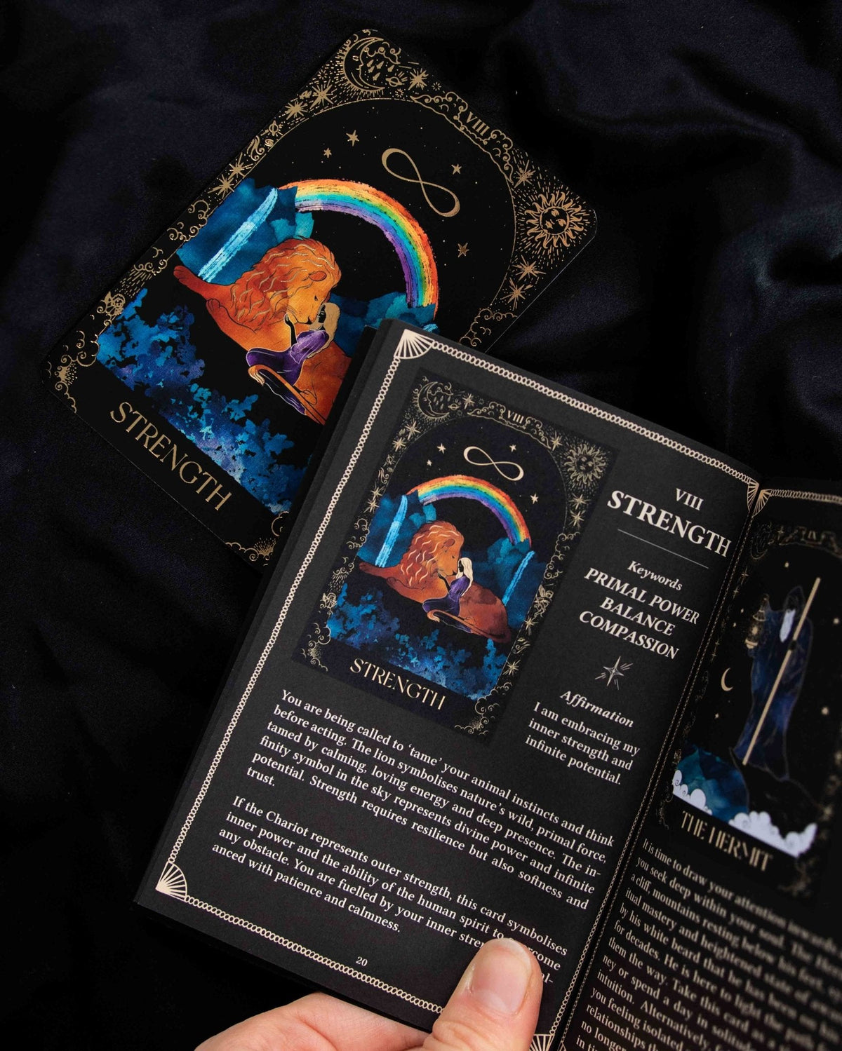 Dreamy Moons Tarot card unveiling the deck's spiritual symbolism — Eternal Spirit