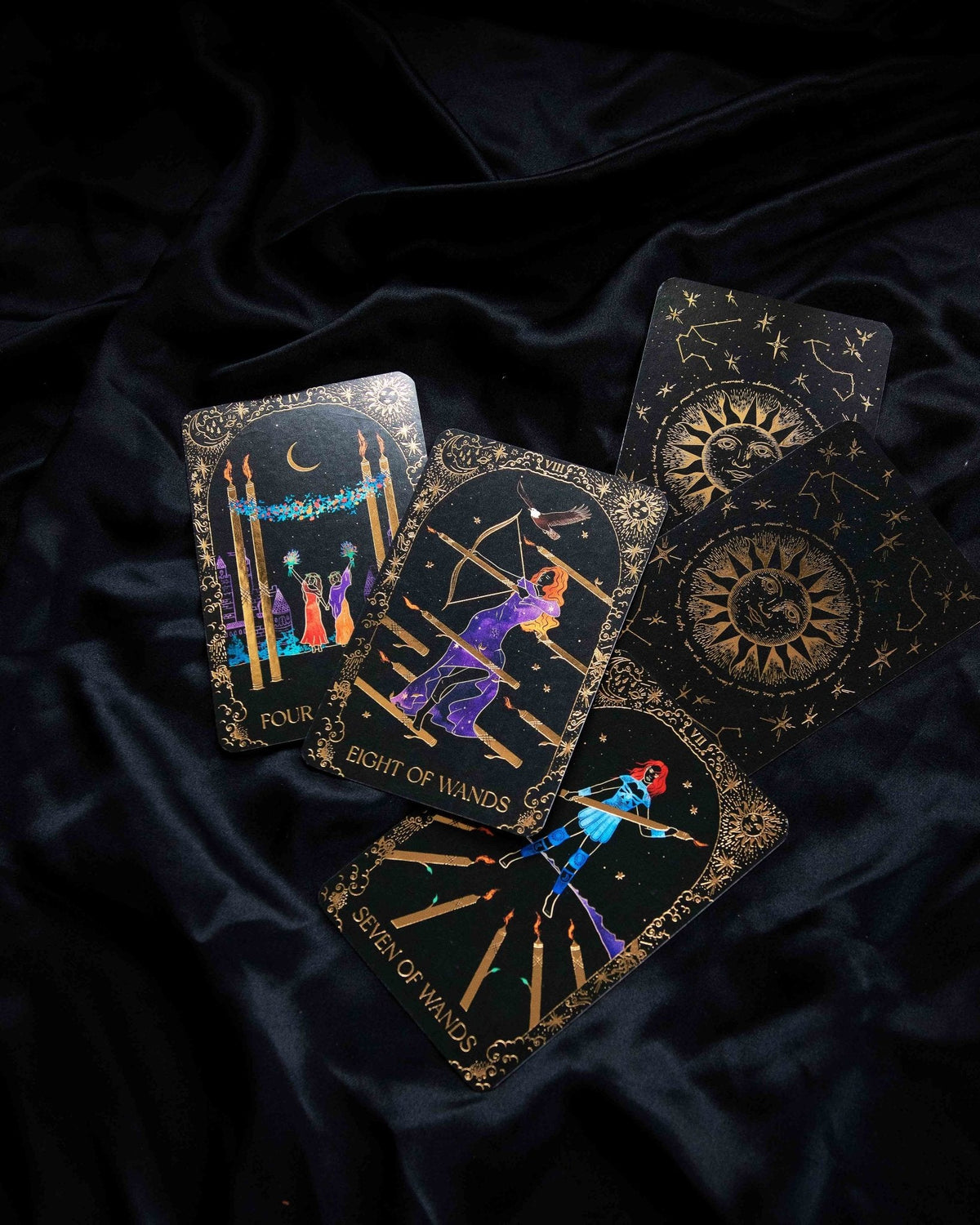 Dreamy Moons Tarot card revealing the deck's deeply layered symbolism (tarot view 22) — Eternal Spirit