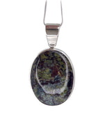 pendant - "jasper (dragon's blood)" #p1035 with sterling silver bail — Eternal Spirit
