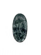 lustrous Seraphinite crystal ring in size R #R830 — Eternal Spirit