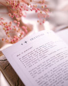 Dreamy Moons "Gratitude Journal revealing the journal's guided writing prompts — Eternal Spirit