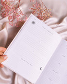 Dreamy Moons "Gratitude Journal featuring the journal's contemplative artwork — Eternal Spirit