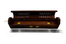 Natural wooden Skull incense box, carved lid — Eternal Spirit