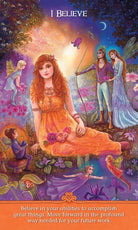 Inspirational Wisdom From Angels & Fairies Oracle card offering a glimpse of the deck's sacred imagery — Eternal Spirit
