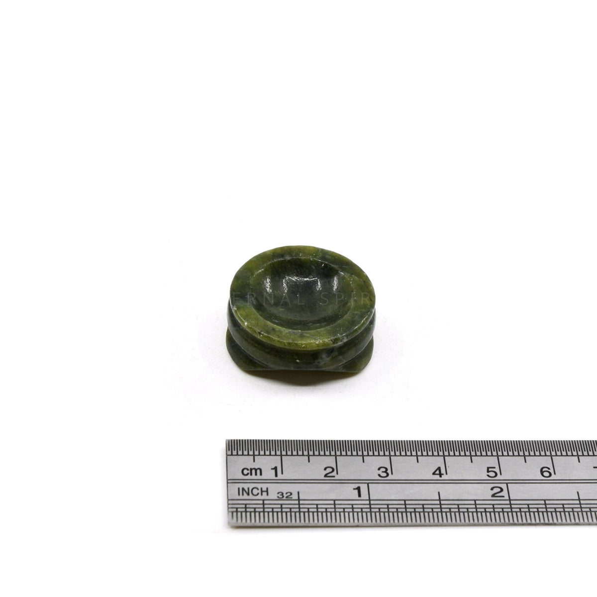 Rich Jade Green Jade (Nephrite) crystal sphere stand, hand-carved — Eternal Spirit
