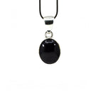 garnet (star) cabochon oval pendant with sterling silver bail — Eternal Spirit
