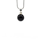 garnet (star) cabochon oval pendant with polished sterling silver bail — Eternal Spirit