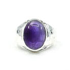 deep purple Amethyst crystal ring in size T/U #R791 — Eternal Spirit