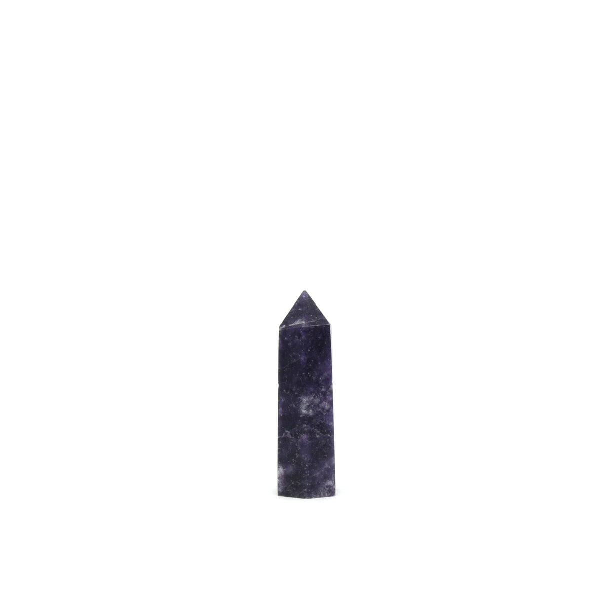 soft lilac Lepidolite generator point #1453, showing depth and lustre — Eternal Spirit