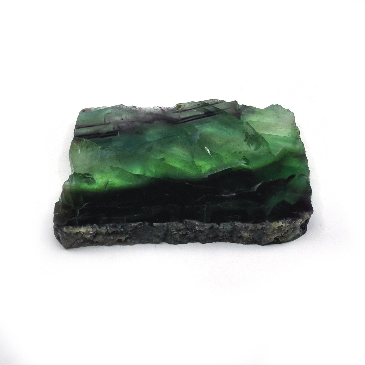 rainbow-banded Fluorite polished slab #2483, showcasing natural beauty — Eternal Spirit