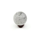 Tourmalinated Quartz with dark needles sphere #1471, close-up of natural texture — Eternal Spirit