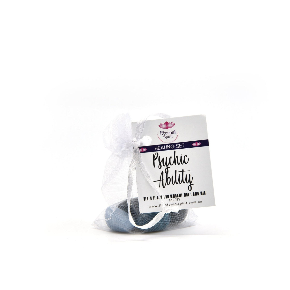 Crystal healing pouch for Psychic Ability, selected tumbled stones — Eternal Spirit