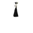 shungite (elite) natural pendant, front view showing natural stone face — Eternal Spirit