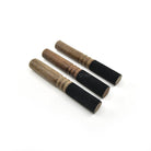 Black felt-tipped singing bowl mallet, full length — Eternal Spirit