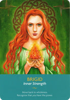Keepers of the Light Oracle card portraying the deck's otherworldly aesthetic — Eternal Spirit