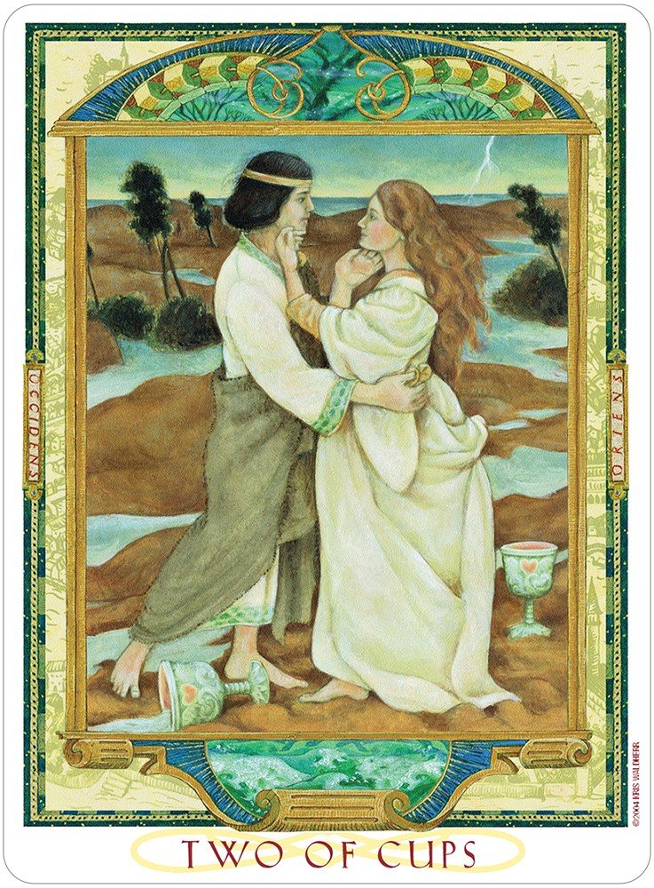 The Lover's Path Tarot card sharing the deck's luminous illustration style — Eternal Spirit
