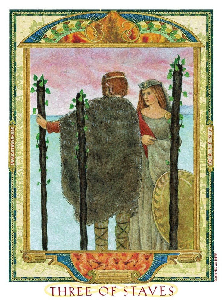 The Lover's Path Tarot card reflecting the deck's transcendent artwork — Eternal Spirit