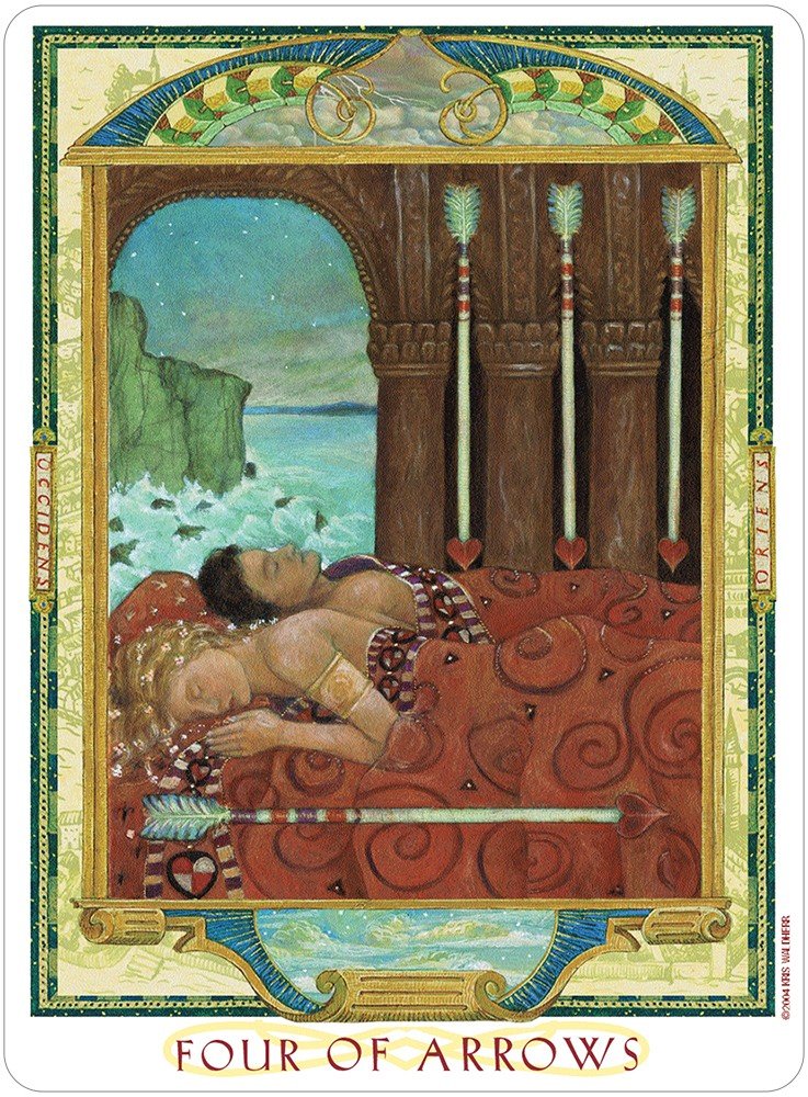 The Lover's Path Tarot card revealing the deck's deeply layered symbolism — Eternal Spirit