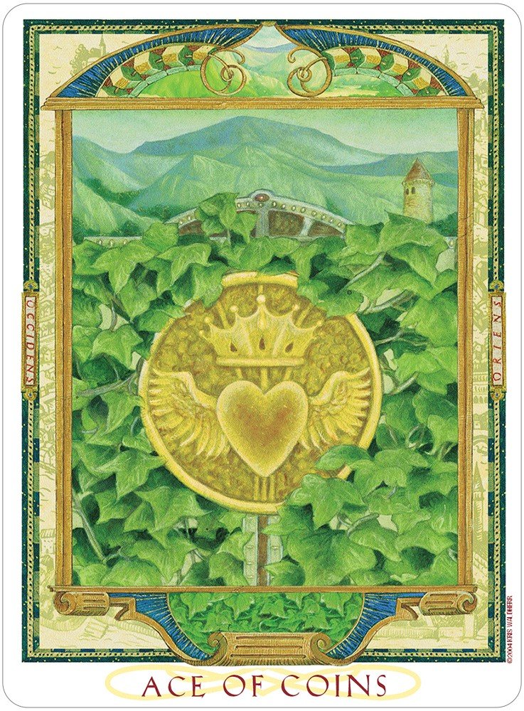 The Lover's Path Tarot card portraying the deck's otherworldly aesthetic — Eternal Spirit