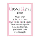 "Lucky Llama" charm, reverse side craftsmanship — Eternal Spirit