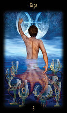 Legacy of the Divine Tarot card portraying the deck's otherworldly aesthetic — Eternal Spirit