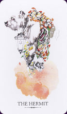 The Linestrider Tarot card offering a glimpse of the deck's sacred imagery — Eternal Spirit