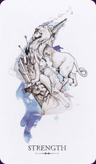 The Linestrider Tarot card showing the deck's detailed artistic vision — Eternal Spirit