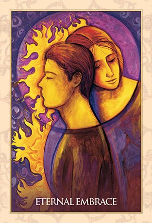 Magdalene Oracle card displaying the deck's hand-painted illustrations — Eternal Spirit