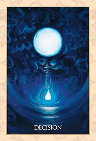 Magdalene Oracle card unveiling the deck's spiritual symbolism — Eternal Spirit